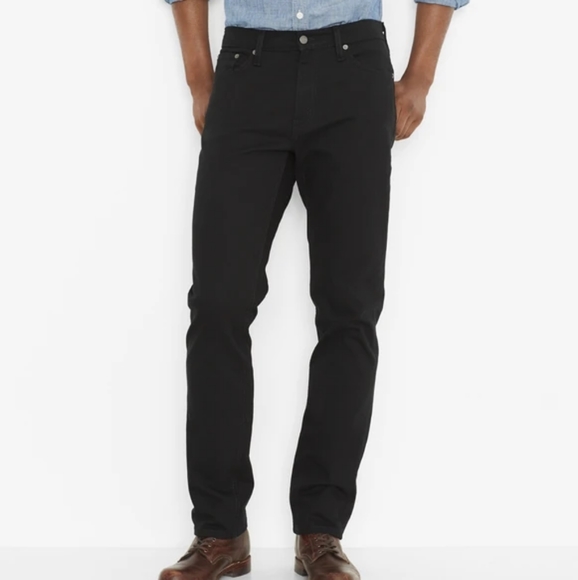 athletic fit black jeans